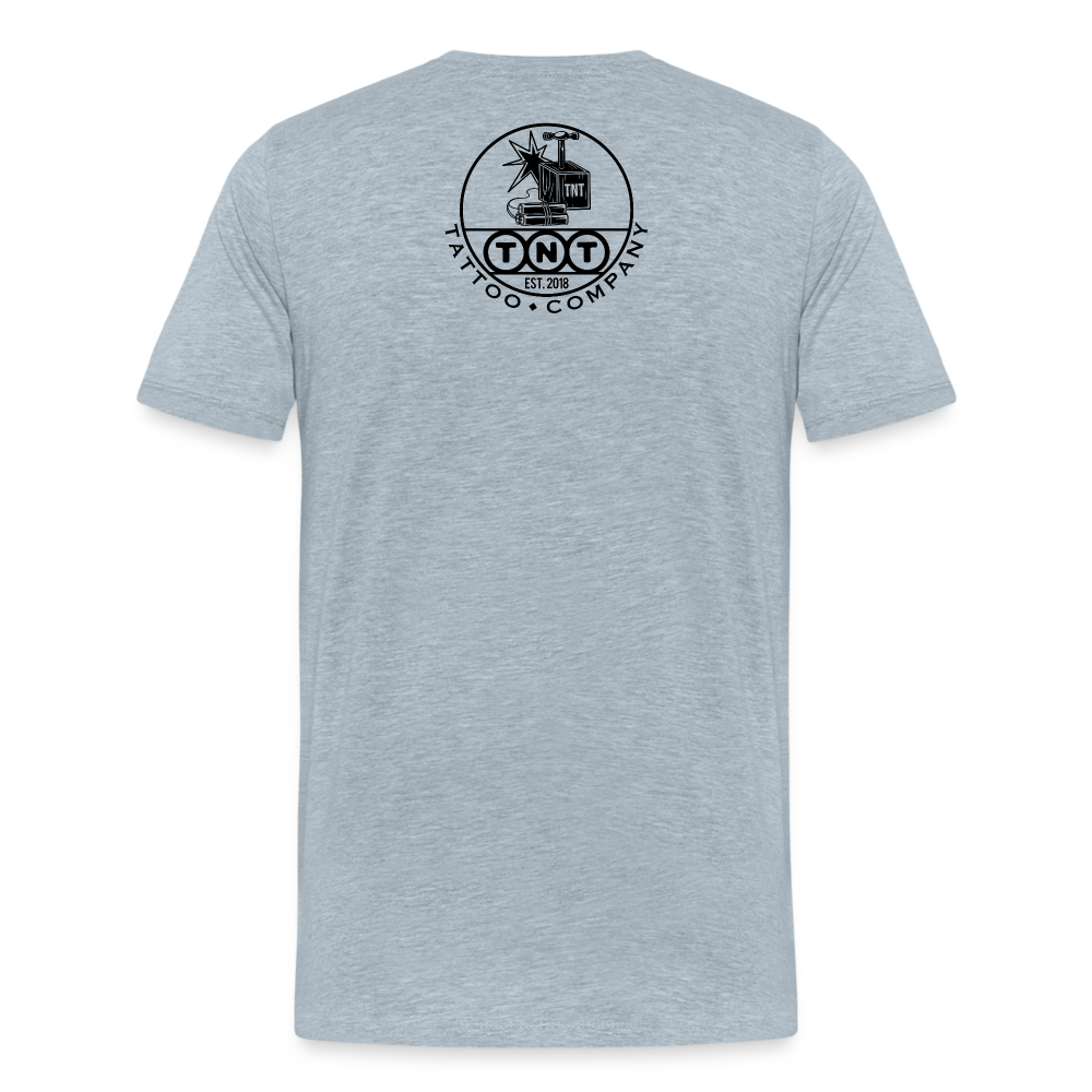 Monkey Men's Premium T-Shirt - heather ice blue