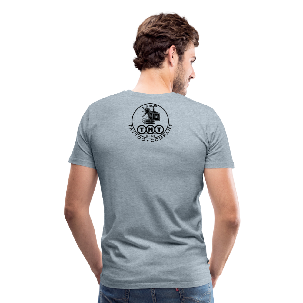 Monkey Men's Premium T-Shirt - heather ice blue