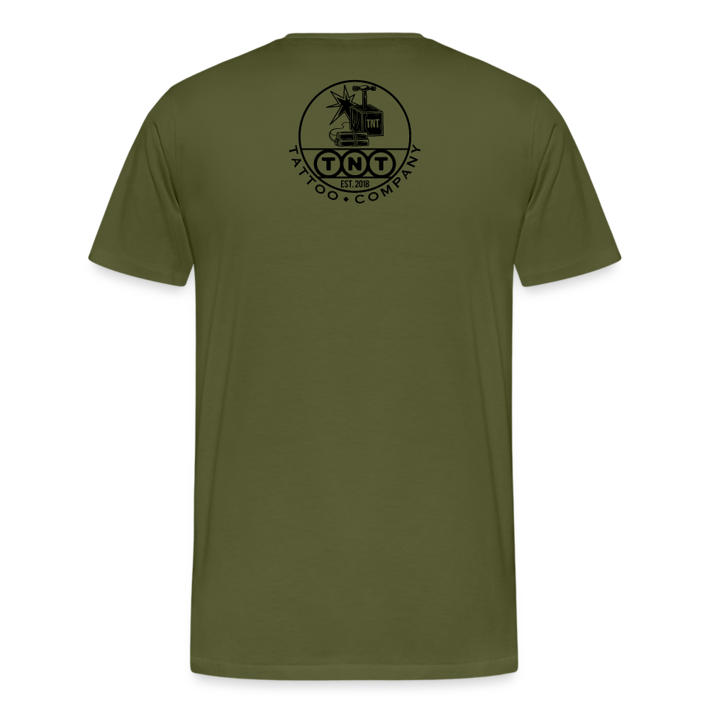 Monkey Men's Premium T-Shirt - olive green