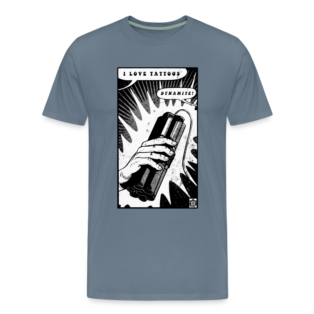 Dynamite Men's Premium T-Shirt - steel blue