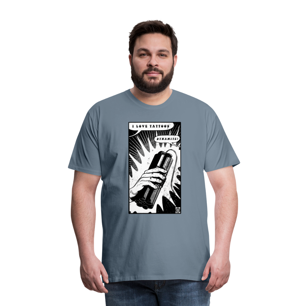 Dynamite Men's Premium T-Shirt - steel blue