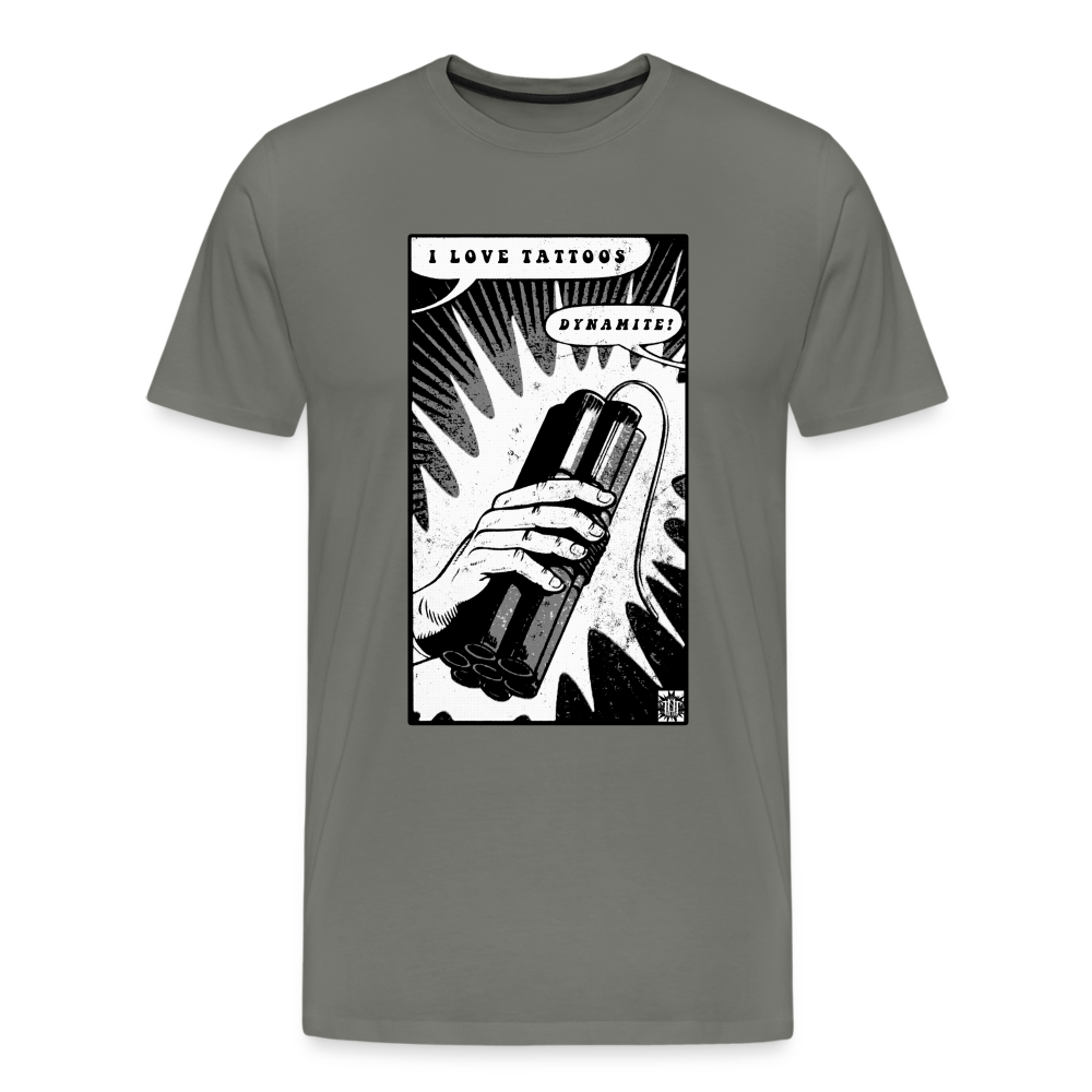 Dynamite Men's Premium T-Shirt - asphalt gray