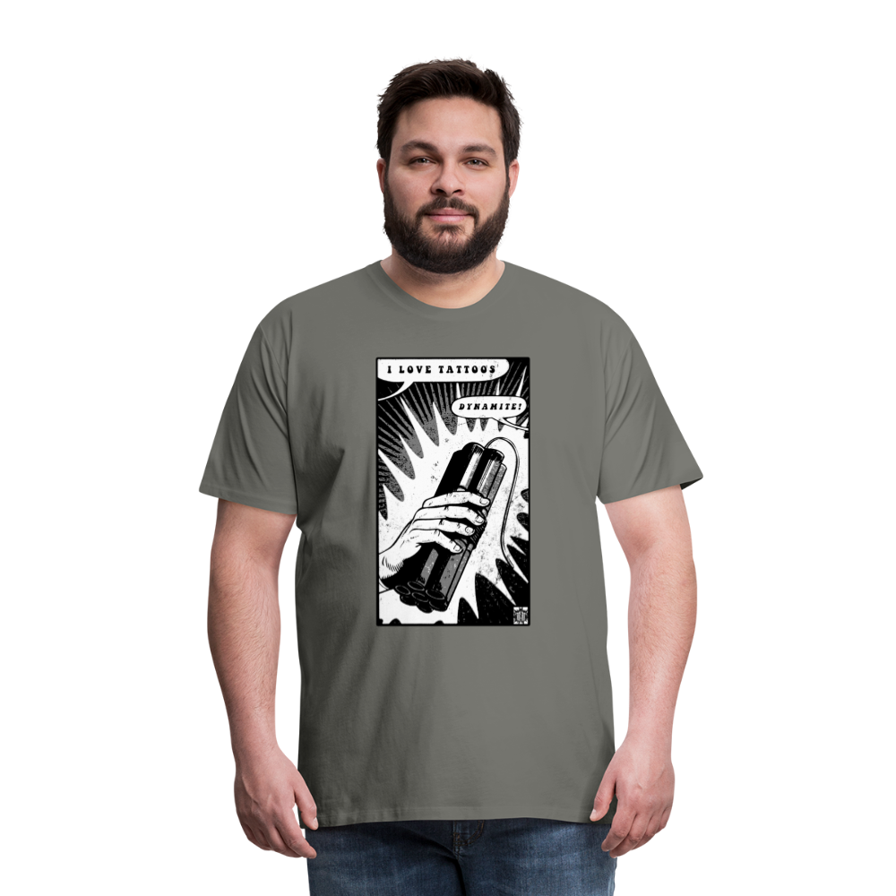 Dynamite Men's Premium T-Shirt - asphalt gray