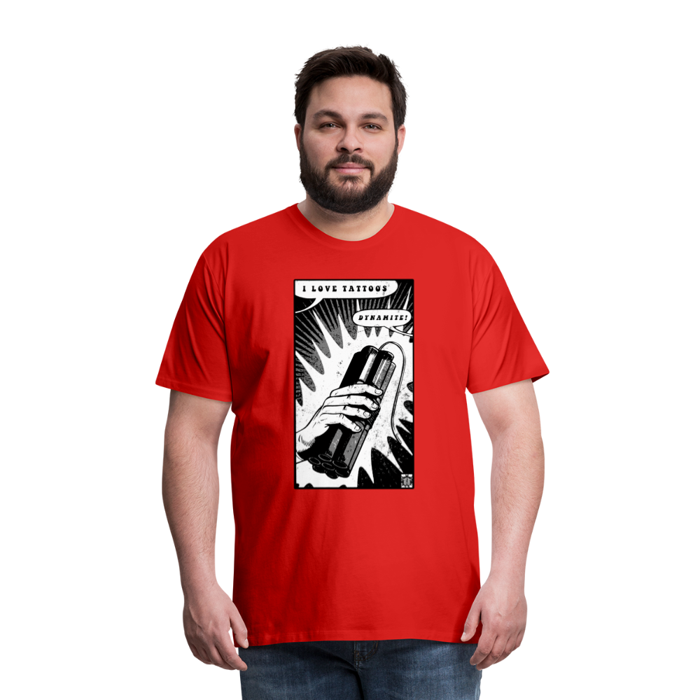 Dynamite Men's Premium T-Shirt - red