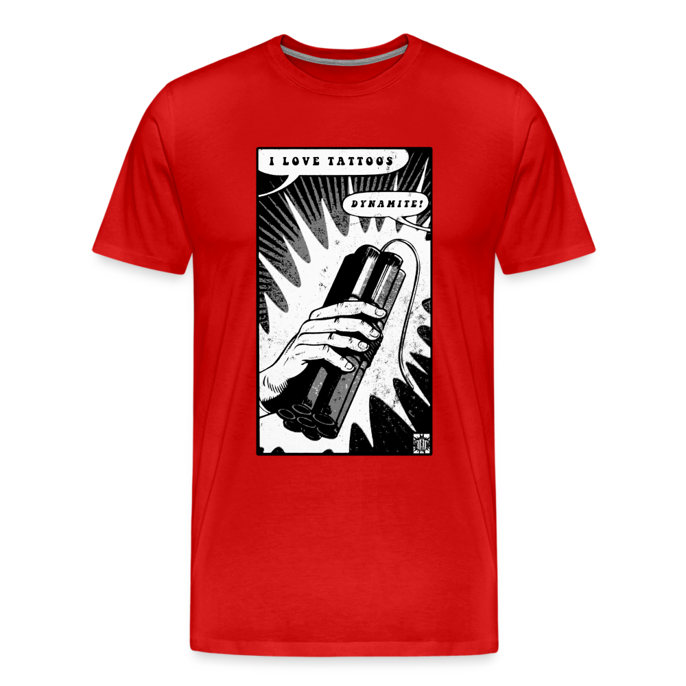 Dynamite Men's Premium T-Shirt - red