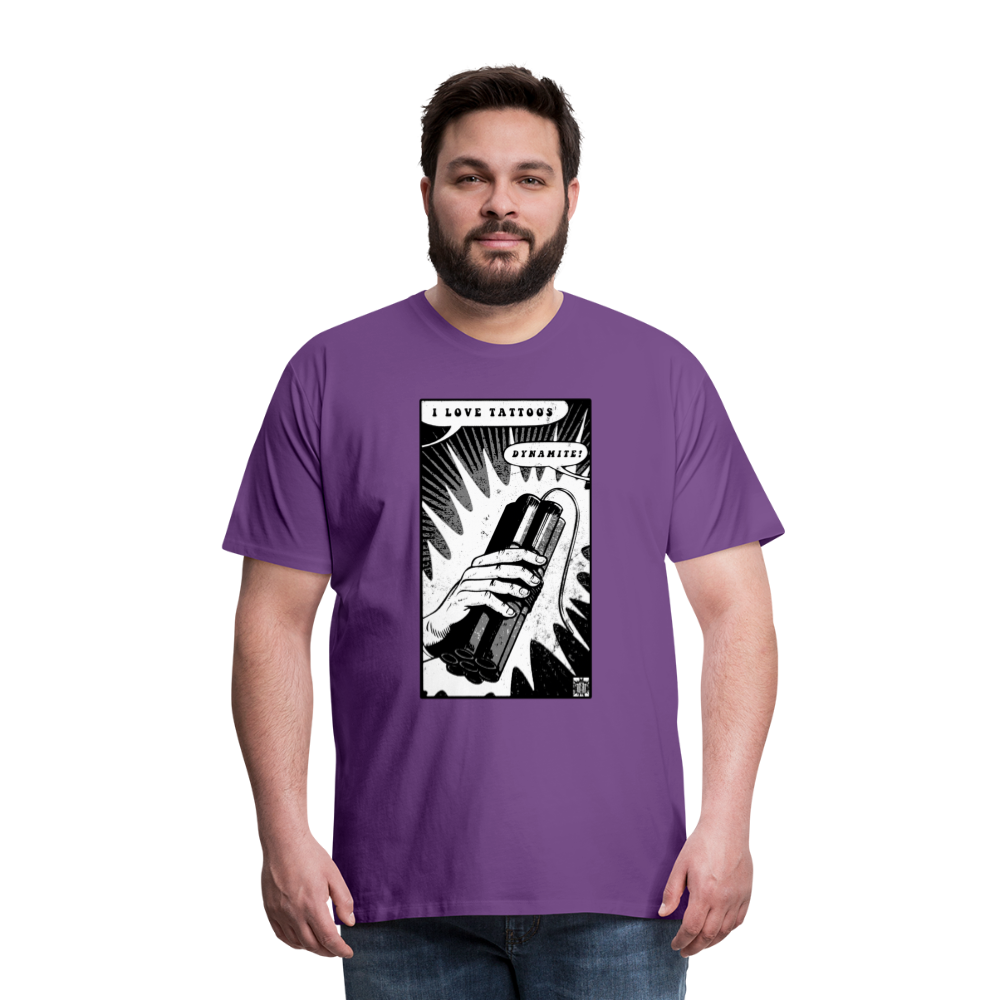 Dynamite Men's Premium T-Shirt - purple