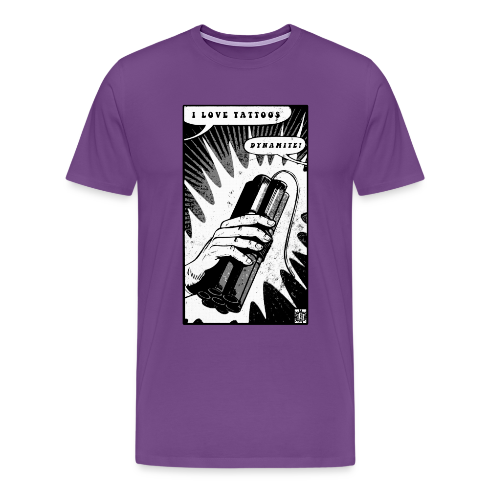 Dynamite Men's Premium T-Shirt - purple