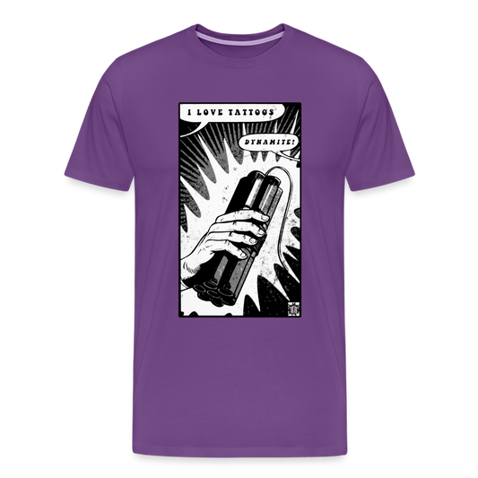 Dynamite Men's Premium T-Shirt - purple