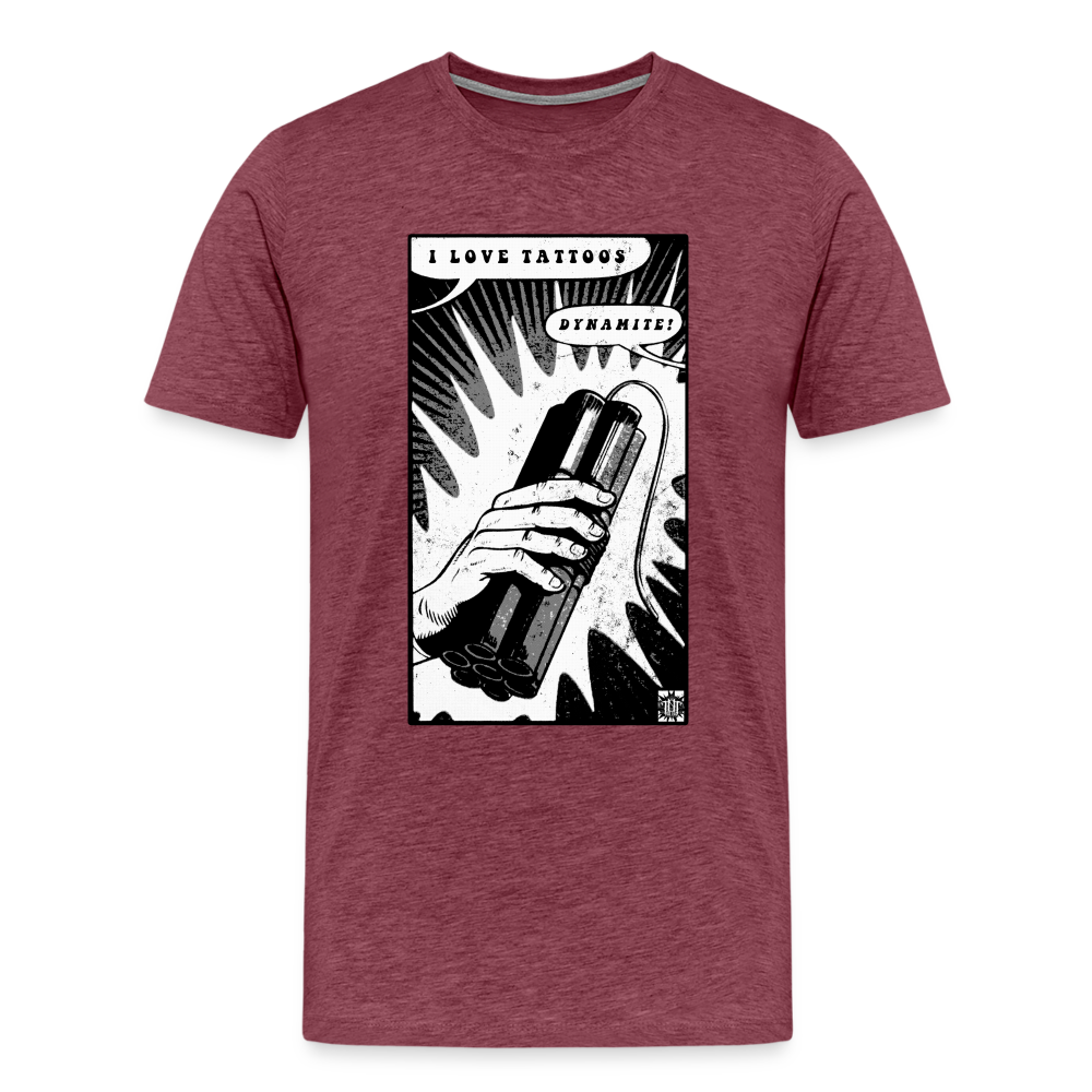 Dynamite Men's Premium T-Shirt - heather burgundy
