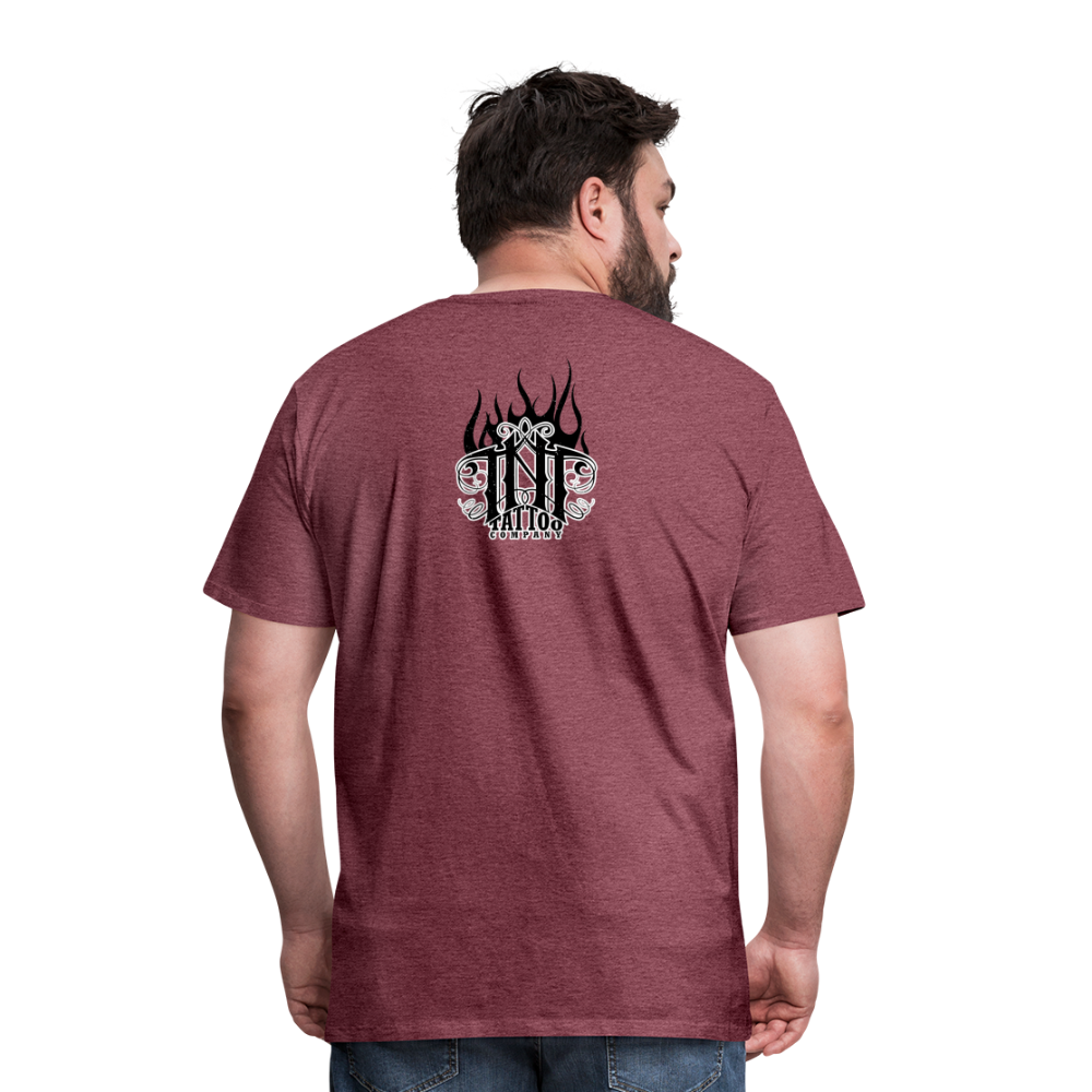 Dynamite Men's Premium T-Shirt - heather burgundy
