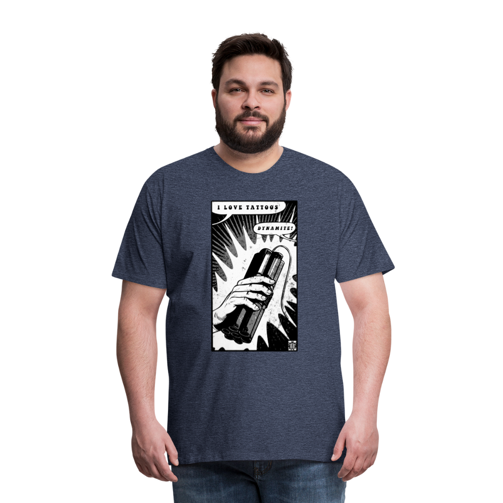 Dynamite Men's Premium T-Shirt - heather blue