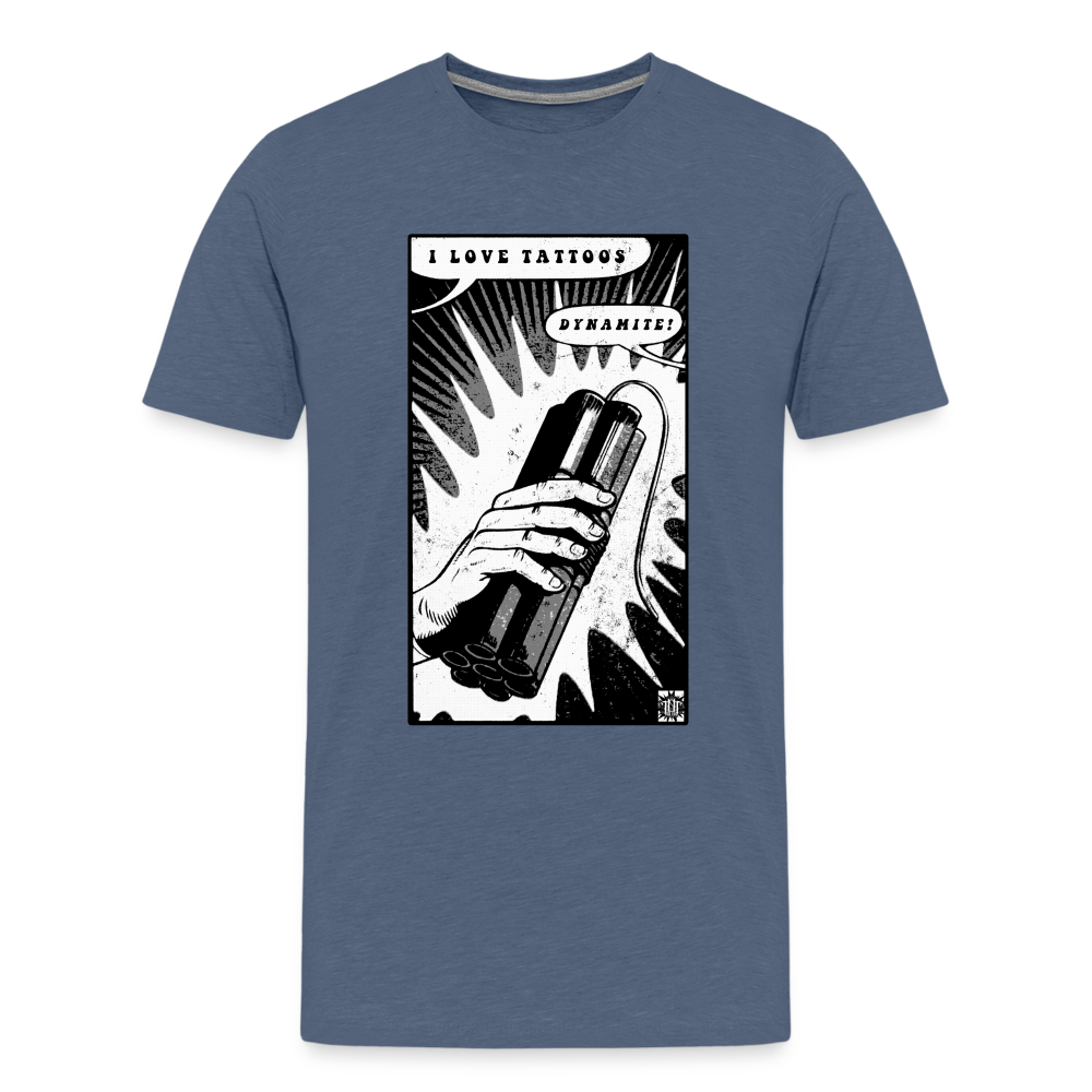 Dynamite Men's Premium T-Shirt - heather blue