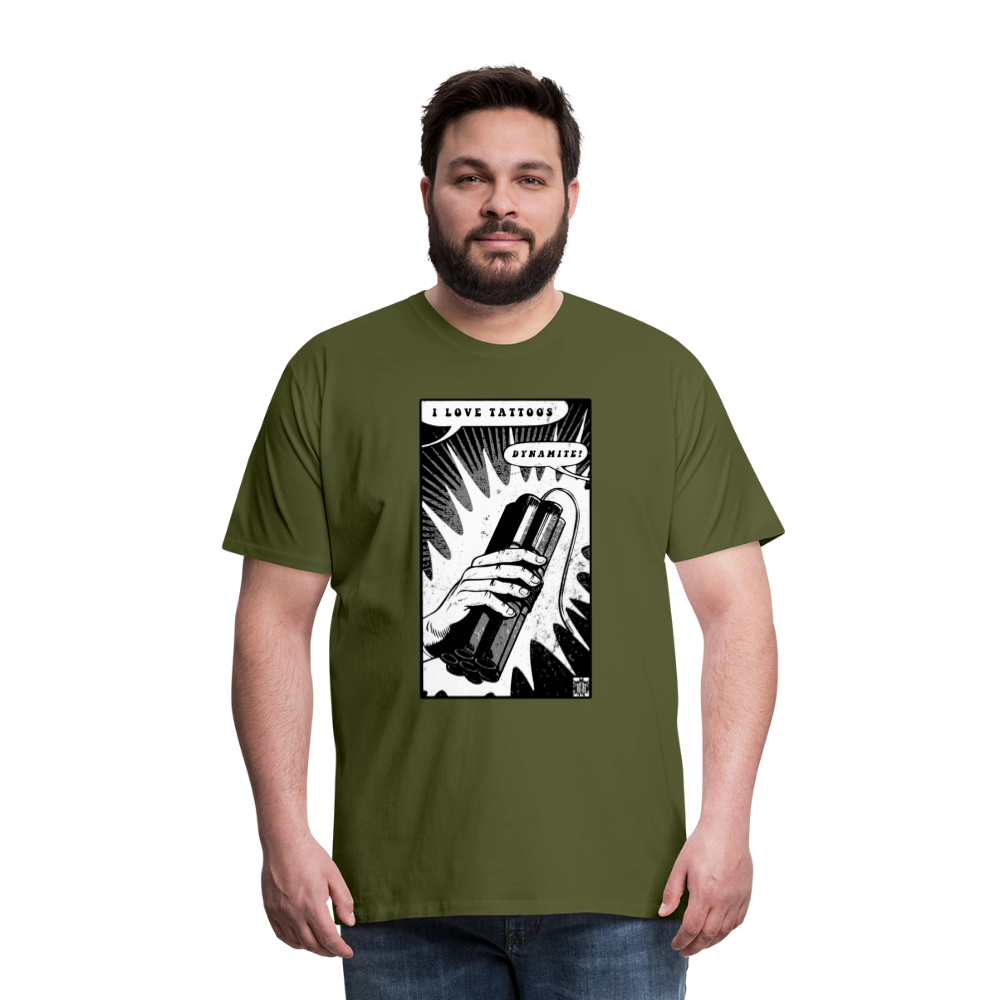Dynamite Men's Premium T-Shirt - olive green