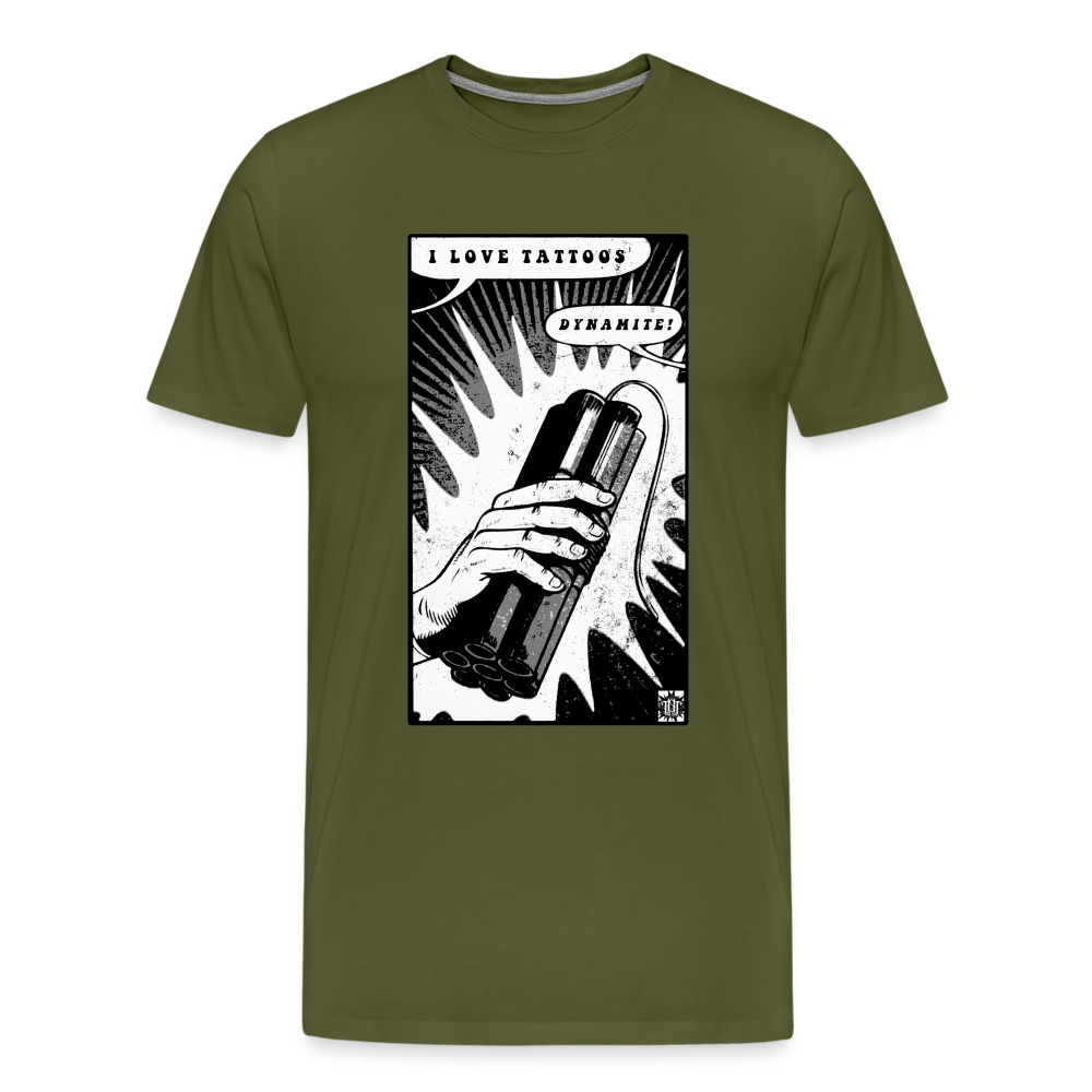 Dynamite Men's Premium T-Shirt - olive green