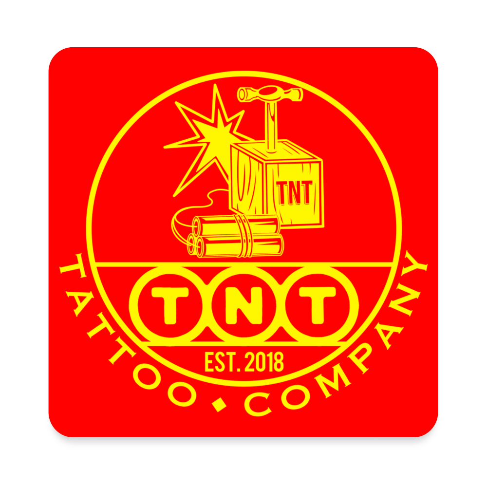 TNT Square Magnet - white