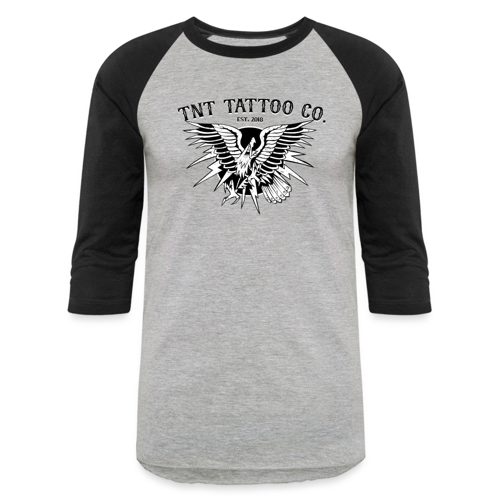 Eagle Baseball T-Shirt - heather gray/black