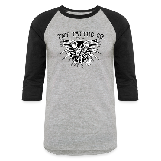 Eagle Baseball T-Shirt - heather gray/black