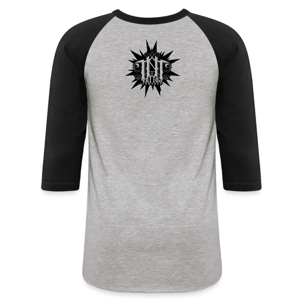Eagle Baseball T-Shirt - heather gray/black