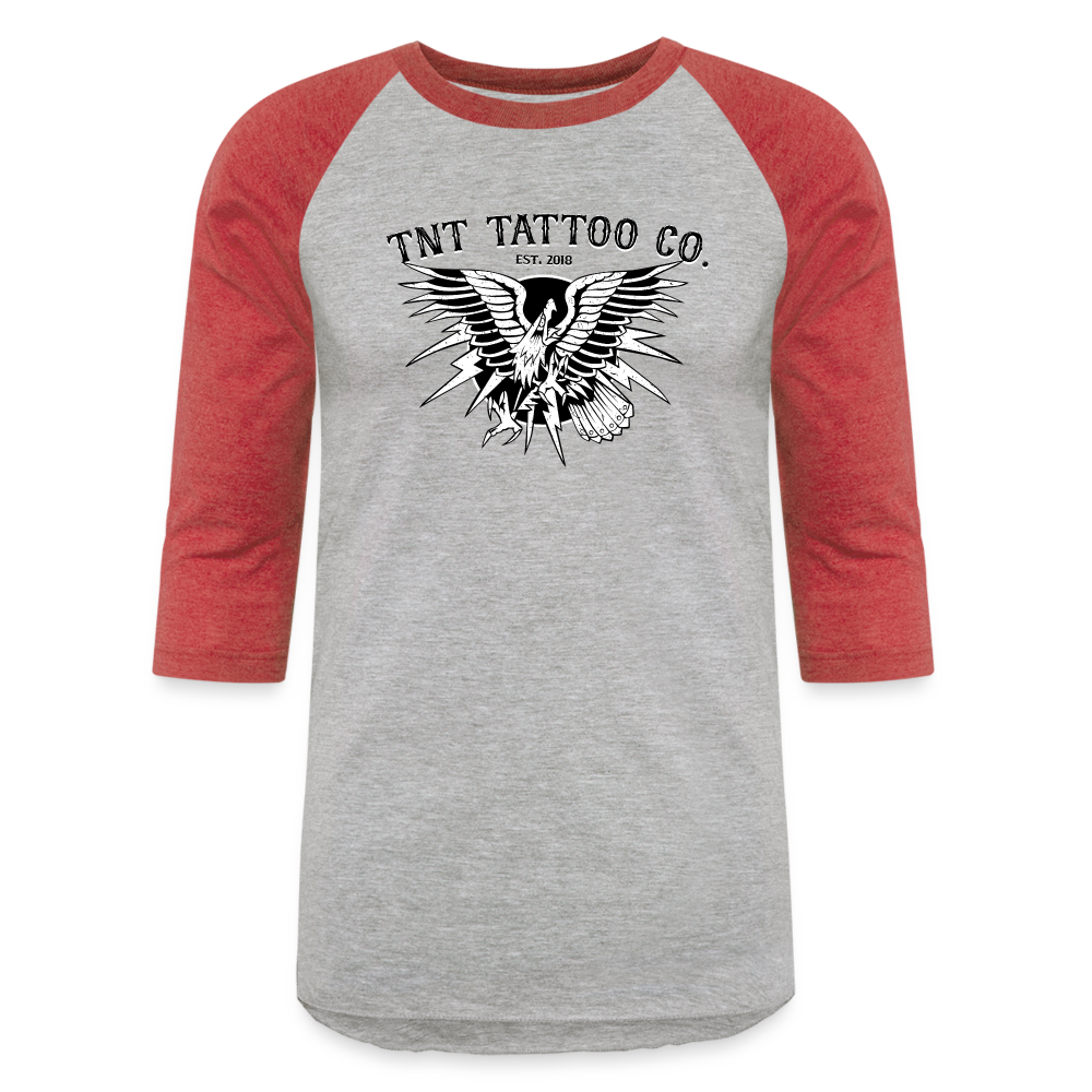 Eagle Baseball T-Shirt - heather gray/red