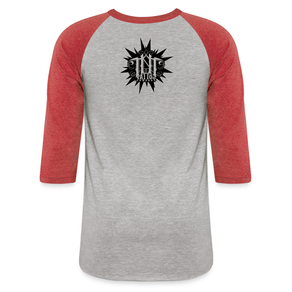 Eagle Baseball T-Shirt - heather gray/red