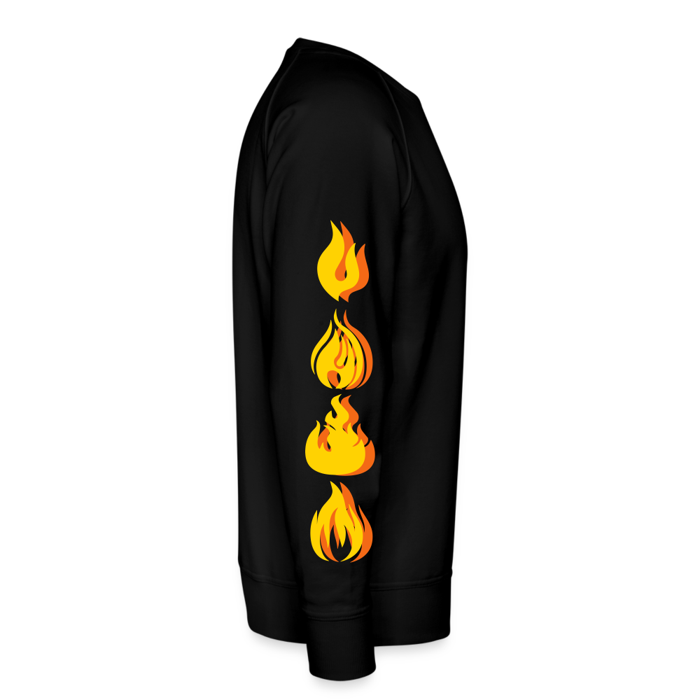 Be Kind Men’s Premium Sweatshirt - black