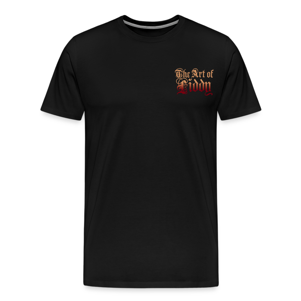 TNT ARTIST SERIES: LYDIA shark teeth Men's Premium T-Shirt - black