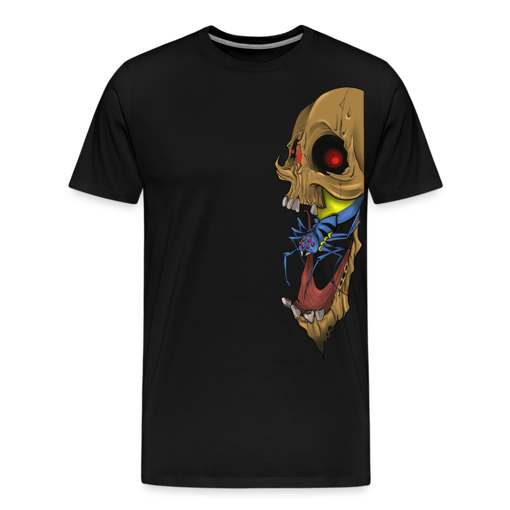 TNT ARTIST SERIES: MATT color skull Men's Premium T-Shirt - black